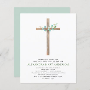 Budget First Holy Communion Greenery Eucalyptus