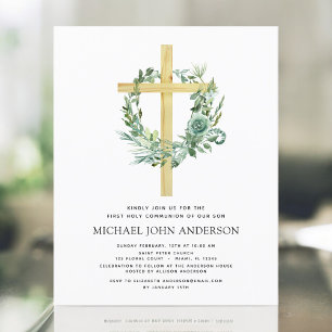 Budget First Holy Communion Greenery Eucalyptus