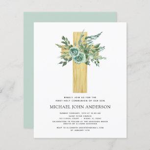 Budget First Holy Communion Greenery Eucalyptus