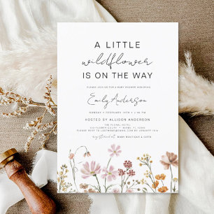 Budget Floral A Little Wildflower Baby Shower