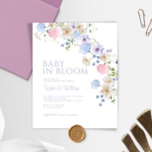 Budget Floral Baby in Bloom Shower Invitation