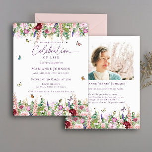 Budget Floral Butterflies Celebration of Life