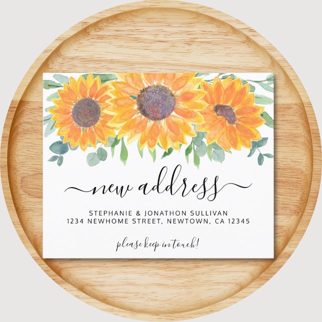 Budget Floral New Address Moving Announcement (Creator Uploaded)