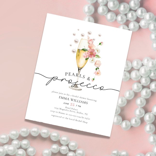 Budget Floral Pearls & Prosecco Bridal Shower (Creator Uploaded)
