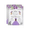 Budget Floral Purple Silver Charra Quinceanera