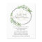 Budget Floral Wreath Leaves Wedding Ampersand