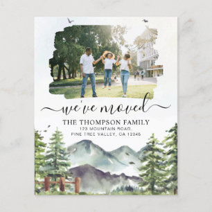 BUDGET Forest Mountain We've Moved Photo Moving