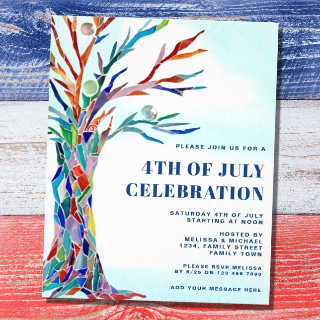 Budget Fourth of July Celebration Invitation Flyer (Creator Uploaded)