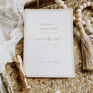 Budget Frame Save The Date Announcement Photo Card