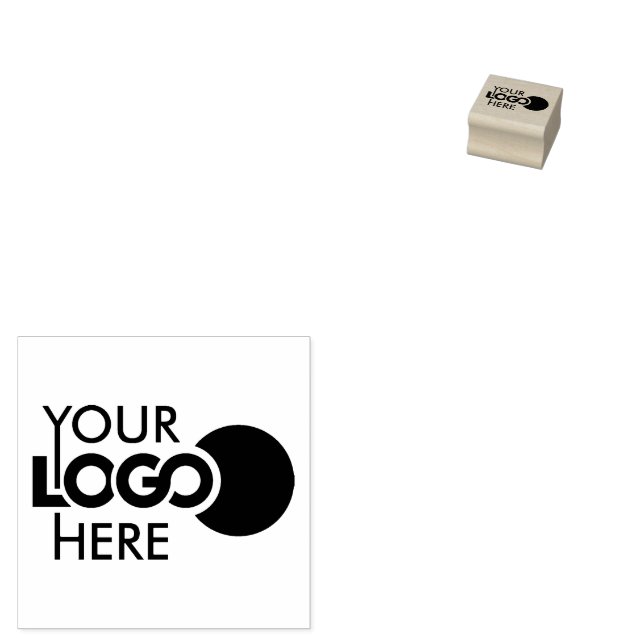 Budget-Friendly Custom Rubber Stamp with Your Logo (Stamped)