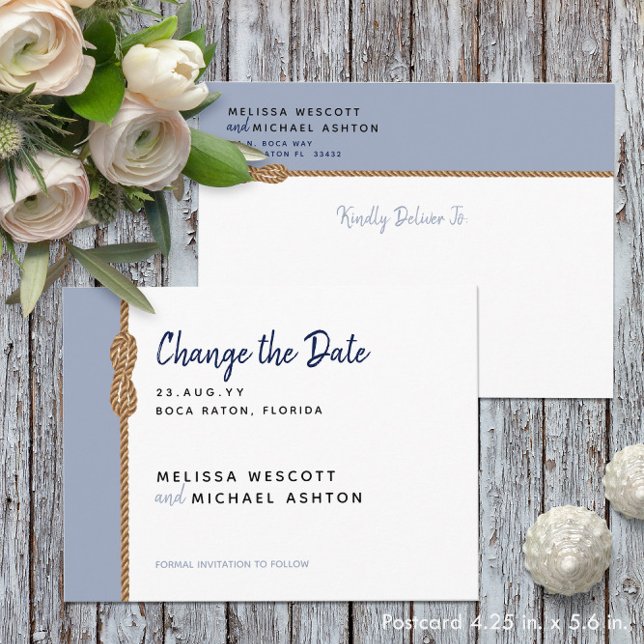 Budget-Friendly Nautical Postcard Change The Date⚓ (Budget-Friendly Nautical Postcard Change The Date⚓
)