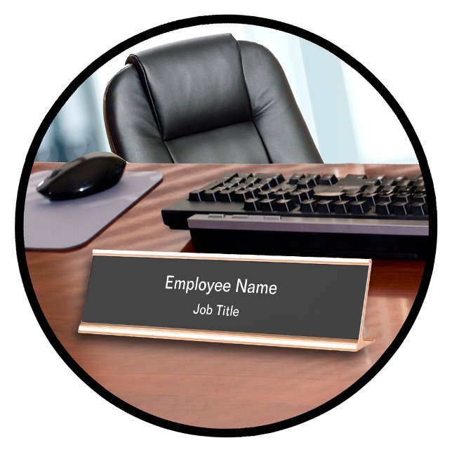 Budget Friendly Office Staff Desk Name Plate (Creator Uploaded)