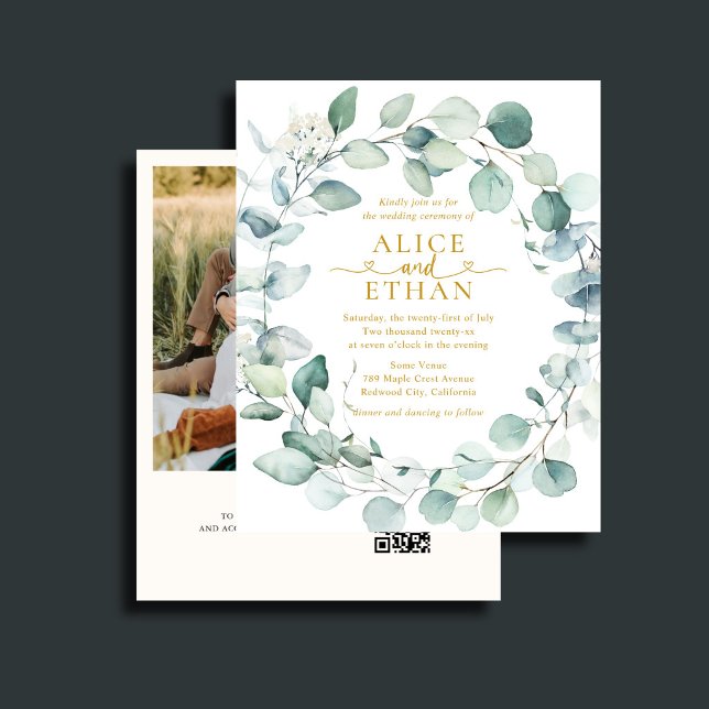 Budget Friendly Wedding All In One Greenery Photo Flyer (Creator Uploaded)