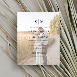 Budget  Friendly Wedding All In One Modern Script Flyer