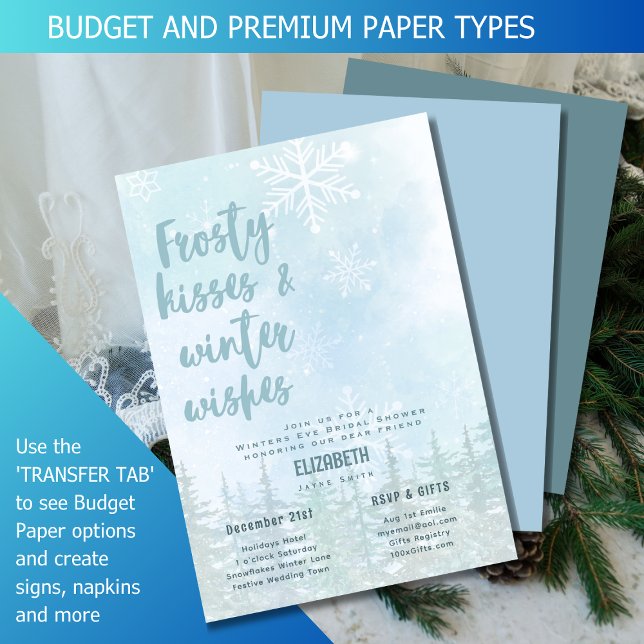 BUDGET Frosty Kisses n Winter Wishes Bridal Shower (Creator Uploaded)