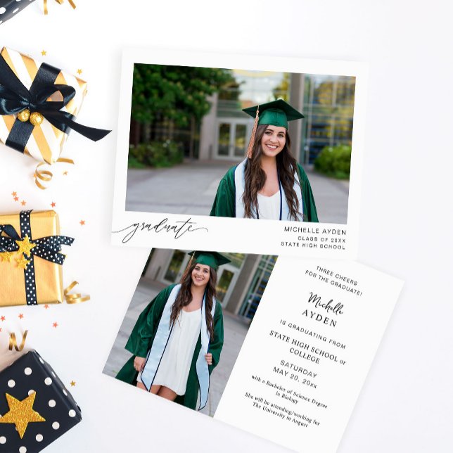 Budget Fun Mod Graduate H Instant Two Photo Flyer (Creator Uploaded)