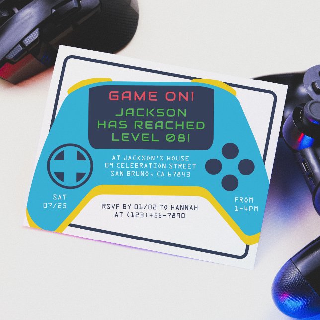 Budget Game On Level Video Game Boy Birthday Party (Creator Uploaded)