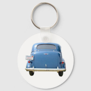 Budget Gift - Vintage Blue Chevy Father's Day Key Ring