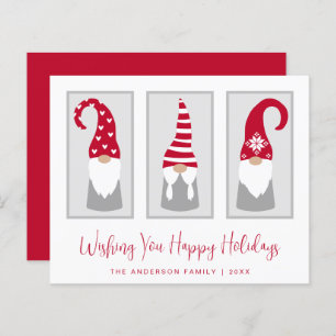 Budget Gnomes Nordic Christmas Holiday Card