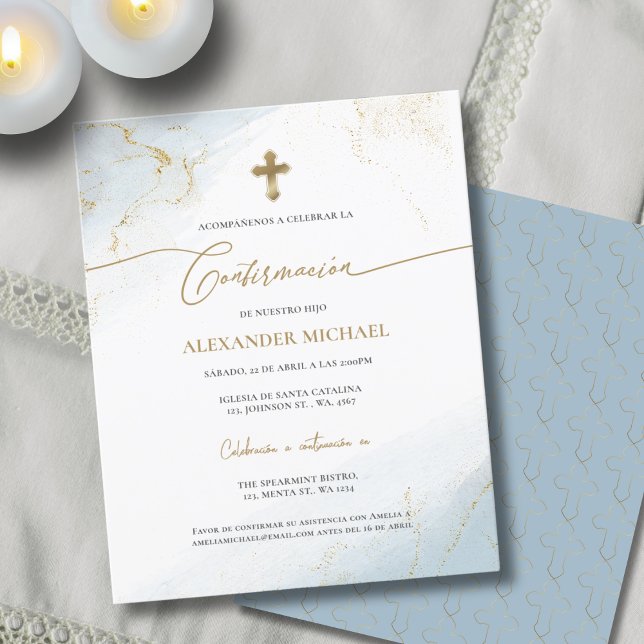 Budget Gold Cross Boy Confirmation Confirmacion  (Creator Uploaded)