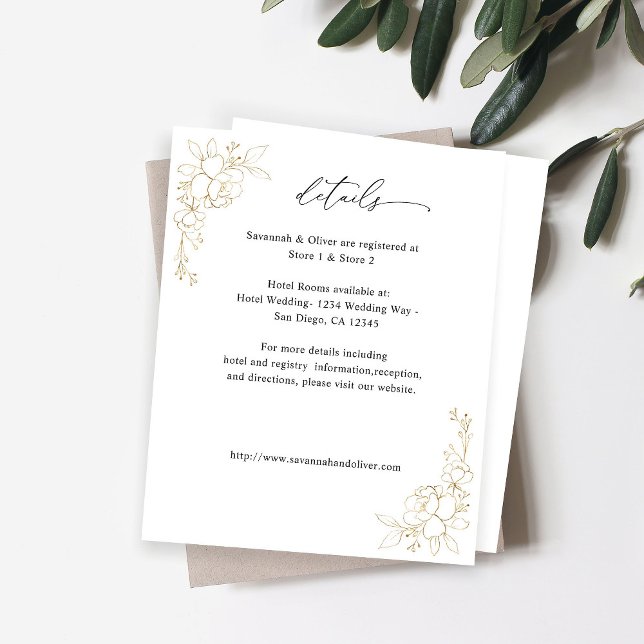 Budget Gold Lined Floral Details (Creator Uploaded)