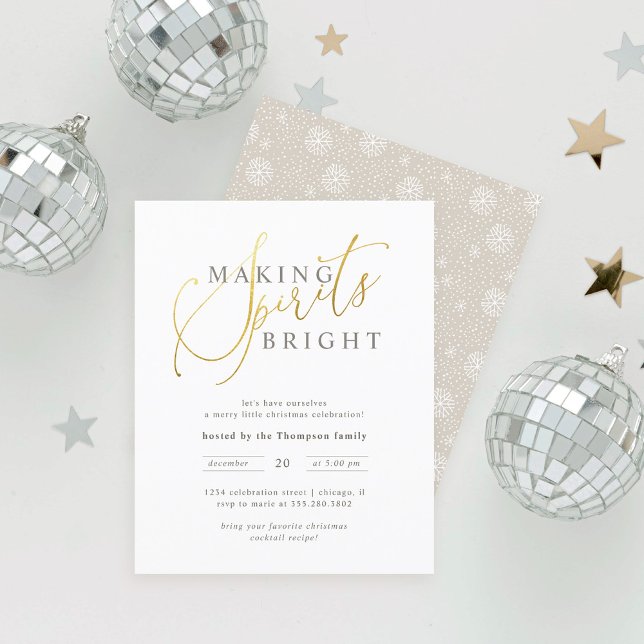 Budget Gold Making Spirits Bright Christmas Party (Creator Uploaded)