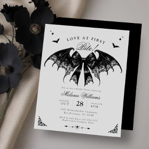 Budget Gothic Bridal Shower Invitation Flyer