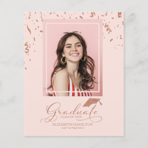 Budget Grad Announcement Photo Cards