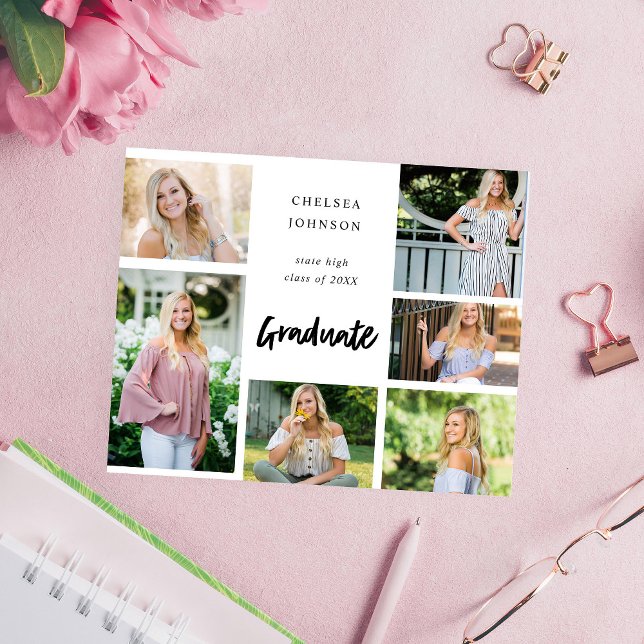 Budget Grad U Multi 6 Photo Graduate Flyer (Creator Uploaded)