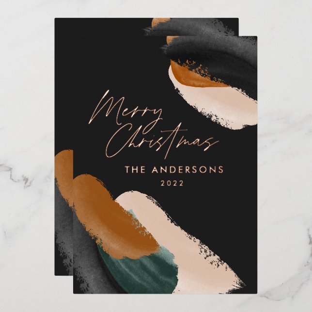 budget green terracotta modern minimal watercolor (Front/Back)