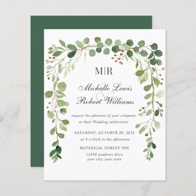 BUDGET Greenery Arch Summer Spring Garden (Front/Back)