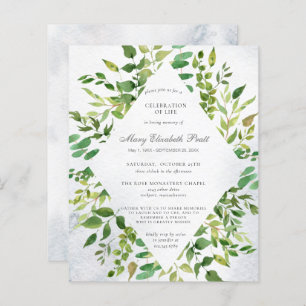 Budget Greenery Celebration of Life Funeral