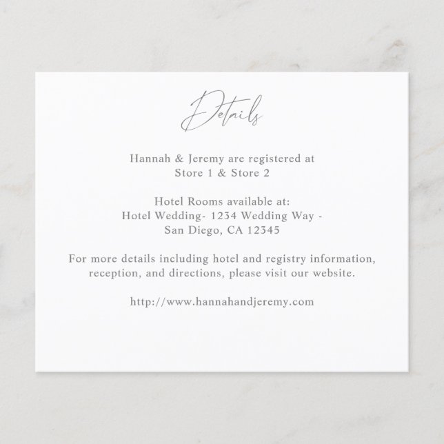 Budget Grey & White Details Flyer (Front)