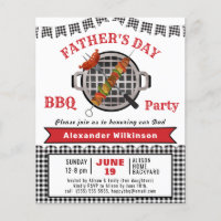 BUDGET Grill and Chill Father's Day BBQ Invitation