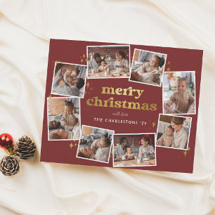 Budget Groovy Red & Gold Merry Christmas 8 Photo