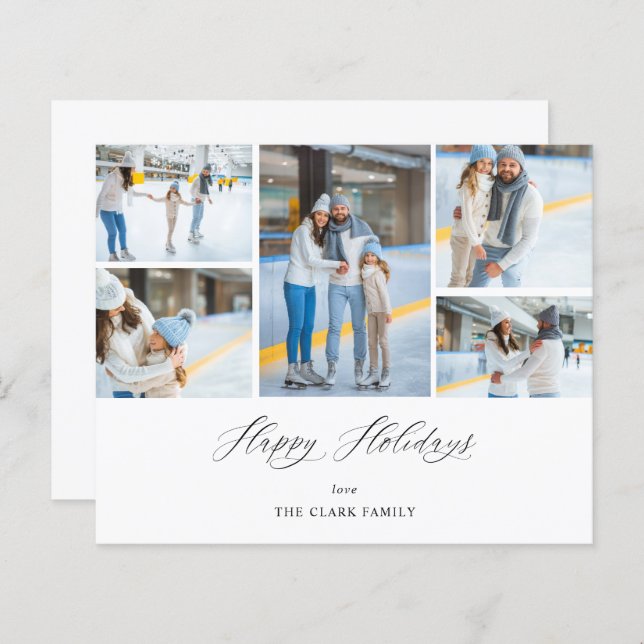 Budget Happy Holidays Ele Chic 5 Photo (Front/Back)