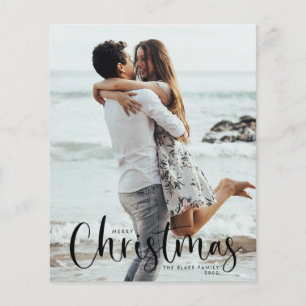 Budget Holiday Photo Card Modern Christmas