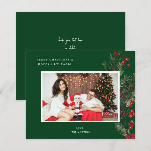 Budget Holly Berry H Photo Holiday or Christmas G