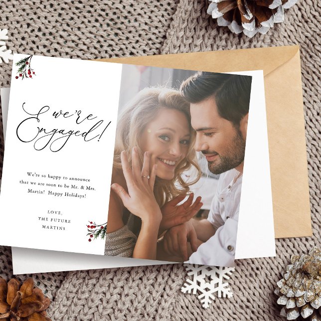 Budget Holly Berry We're Engaged 1 Photo Holiday (Creator Uploaded)