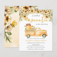 Budget Honeybee Baby Shower Invitation