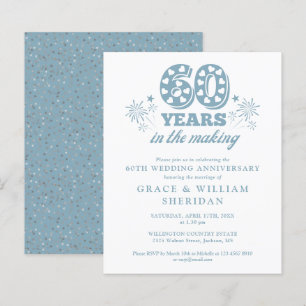 Budget In The Making 60th Anniversary Invitation