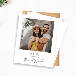 Budget Instant Photo Be My Man of Honour Proposal<br><div class="desc">** SATIN PAPER IS PAPER THIN. UPGRADE THE PAPER FOR A THICKER PAPER. HAS AN OPTION FOR ENVELOPES. *** Save money on wedding stationery that have an option for envelopes. Ask your friend or family member to become a part of your special day in a cool and memorable way with...</div>