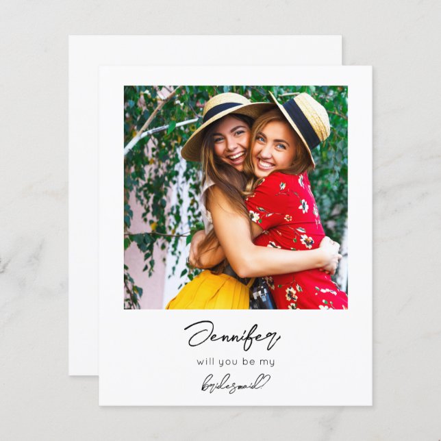 Budget Instant Photo Be My Proposal V3 Handwriting (Front/Back)