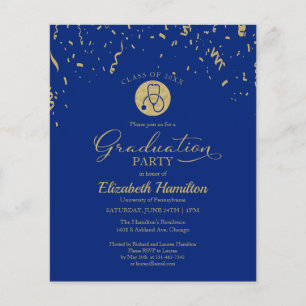 Budget Invitation Nursing School Grad Party