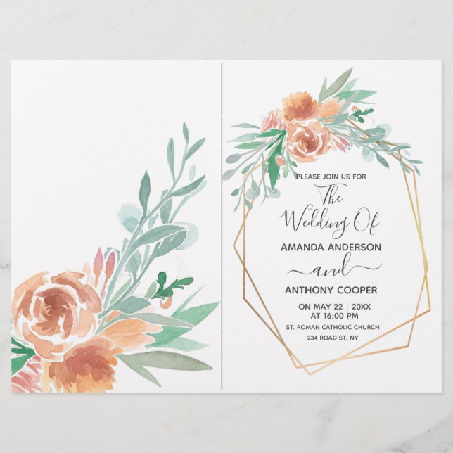 Budget invitation reception details info rsvp flye flyer (Front)