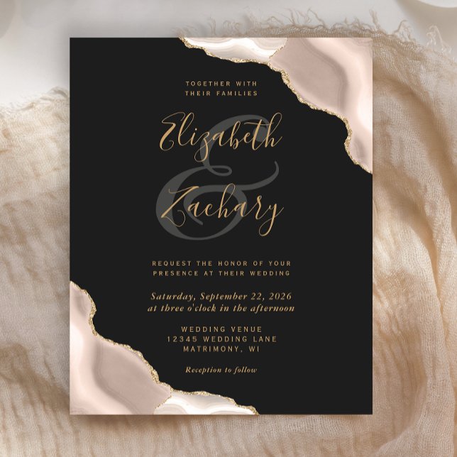 Budget Ivory Agate Corners Dark Wedding (Creator Uploaded)