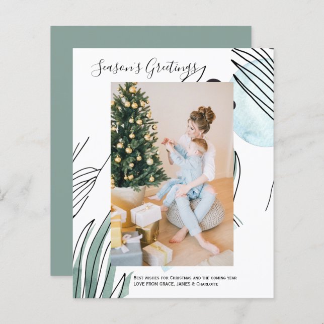 BUDGET Joyful Photo Typography Personalised (Front/Back)