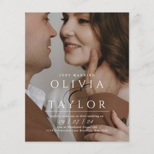 BUDGET Just Married Ampersand 2 Photo Wedding