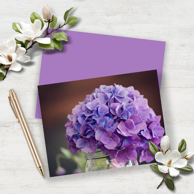 Budget Lavender Purple Hydrangea  (Budget Lavender Purple Hydrangea Cards)