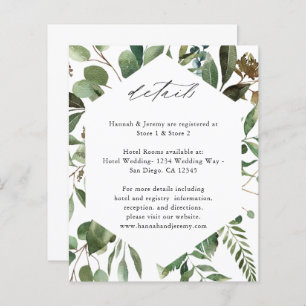 Budget Leaves & Eucalyptus Rustic Details